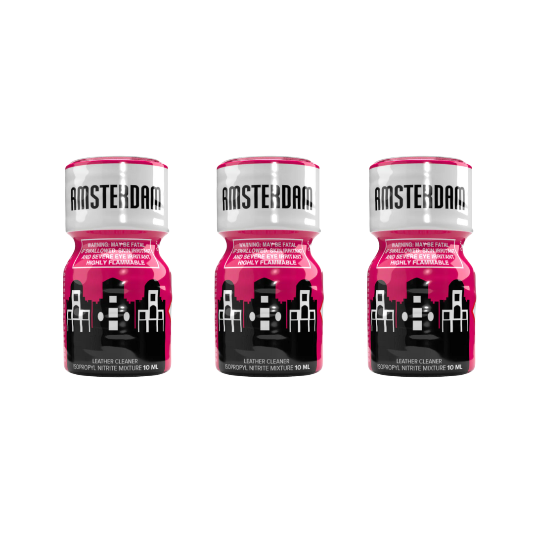 POPPERS AMSTERDAM 10ML COMBO TRIPLO