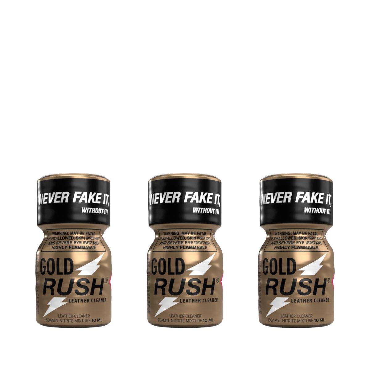 GOLD RUSH 10ML COMBO TRIPLO - Poppers Brasil