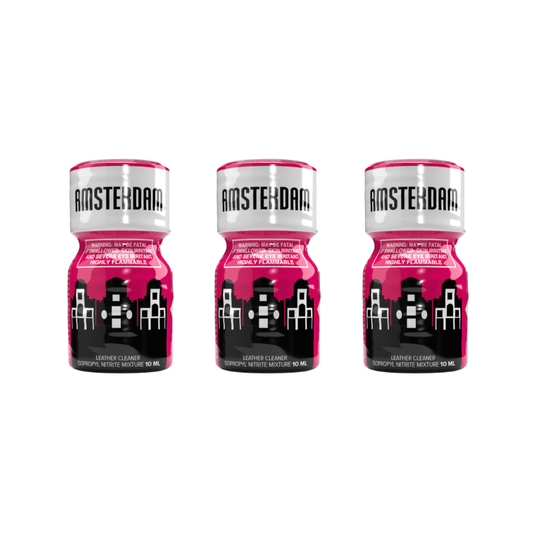 POPPERS AMSTERDAM 10ML COMBO TRIPLO - Poppers Brasil