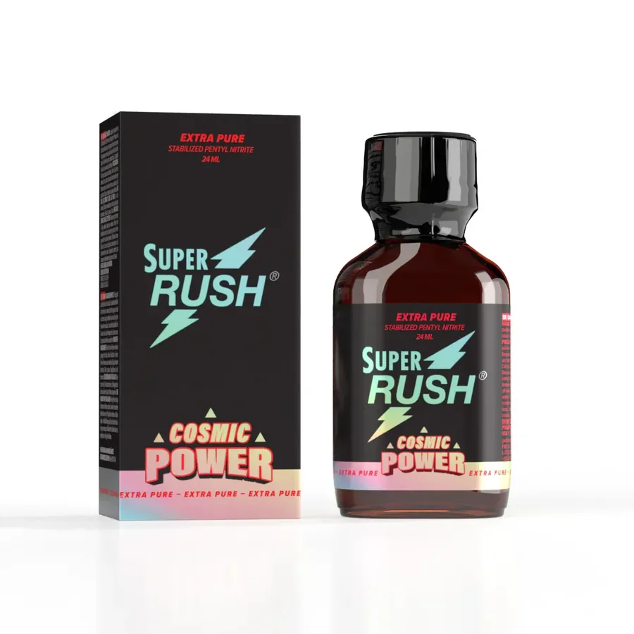 Poppers Super Rush Black Cosmic 24ml